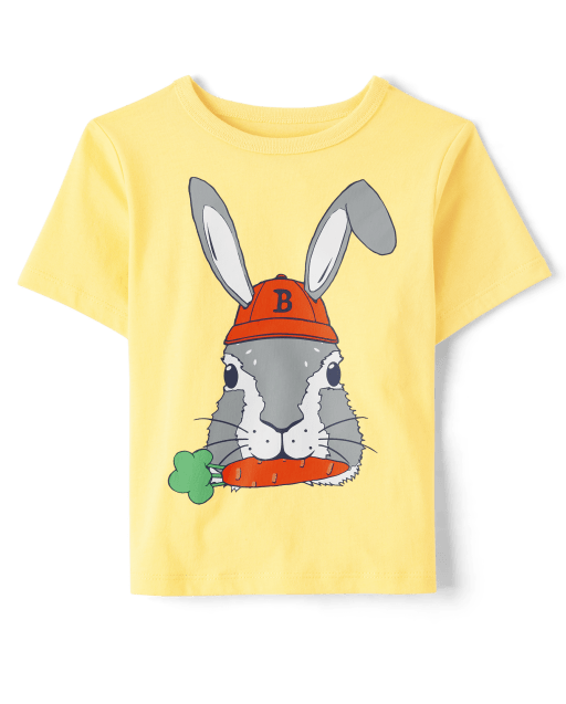 Baby And Toddler Boys Short Sleeve Easter Bunny Graphic Tee SUN VALLEY The Children s Place