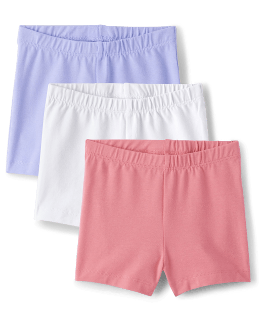 Toddler Girls Cartwheel Shorts 3Pack The Children's Place DESERT DAWN