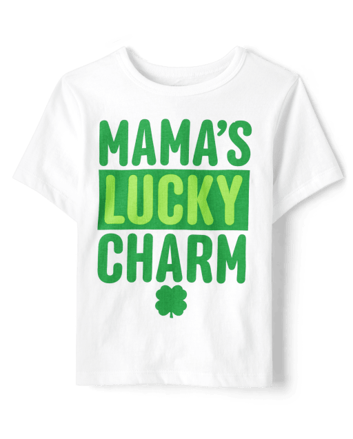 Baby And Toddler Boys Short Sleeve Lucky Charm Graphic Tee