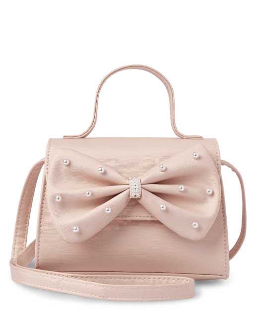 Pink purse with bow clearance