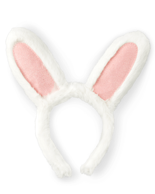 faux fur bunny ear white rabbit ear petplay ear animal ear headband pe