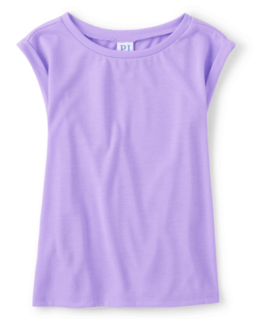 Girls Short Sleeve Pajama Top PURPLE The Children s Place