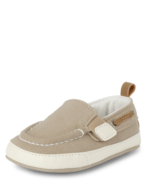 Boys canvas boat shoes top