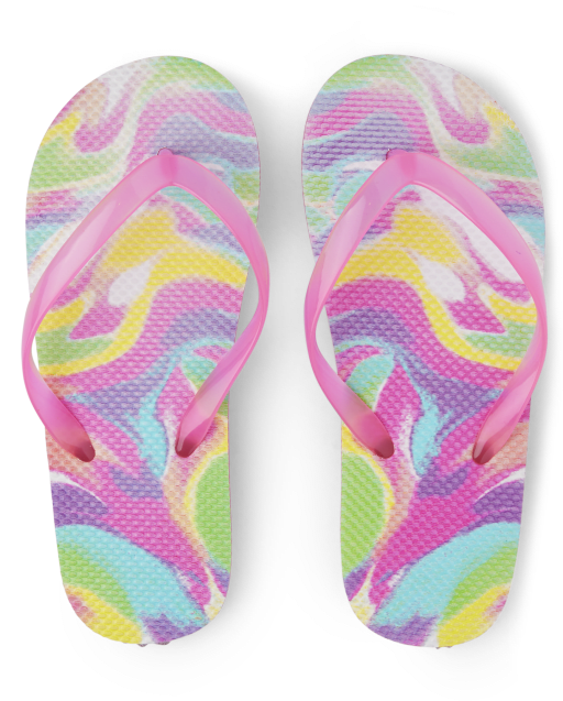 Girls Marble Flip Flops - MULTI | The Children's Place