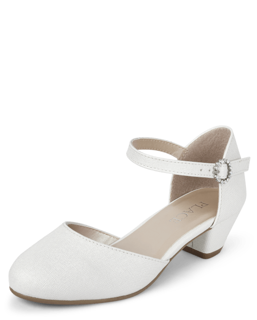 Shoe Box Boutique 151 Women's Ivory Lace Embellished Petal Detail Low Heel  Ankle Strap Mary Jane Bridal Wedding Shoes (Ivory), 3 UK: Amazon.co.uk:  Fashion