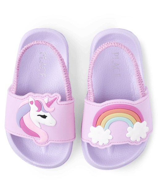 Girls unicorn slides on sale
