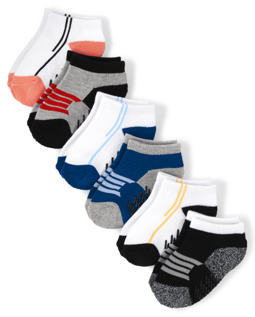 Toddler Boys Athletic Ankle Socks 6 Pack The Children s Place CA