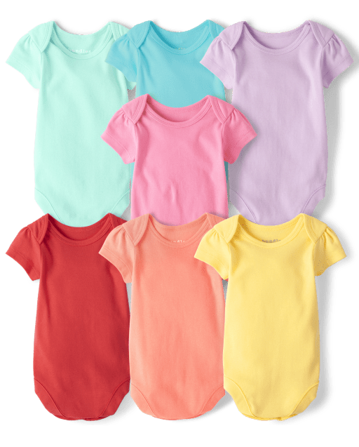 Child Mesh Yoke Short Sleeve Bodysuit main image 1