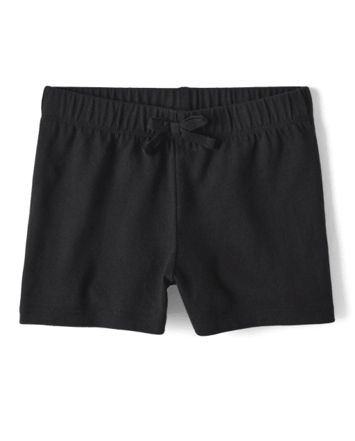 Girls Mix And Match Knit Pull On Shorts The Children's Place BLACK