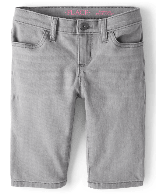 High Waist Denim shorts - Grey - Ladies | H&M