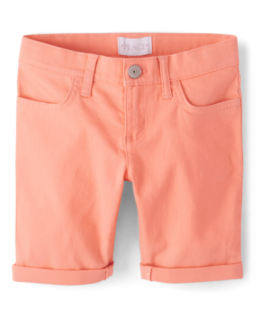 Girls Twill Skimmer Shorts SUMMER DAWN The Children s Place CA