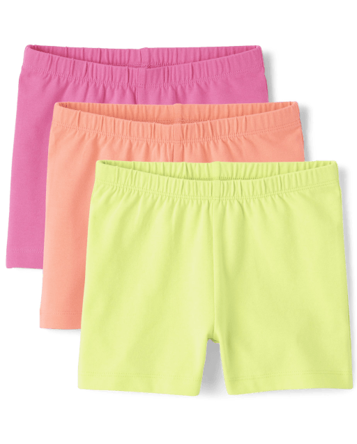 Girls Mix And Match Knit Cartwheel Shorts 6-Pack