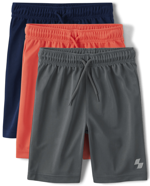 Boys PLACE Sport Knit Basketball Shorts 3-Pack | The Children's Place ...