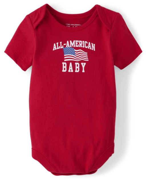 Baby Matching Family Short Sleeve All-American Baby Graphic