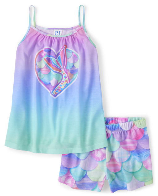 Justice mermaid pajamas clearance
