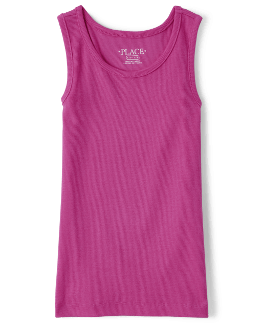 Baby And Toddler Girls Mix And Match Sleeveless Ribbed Tank Top
