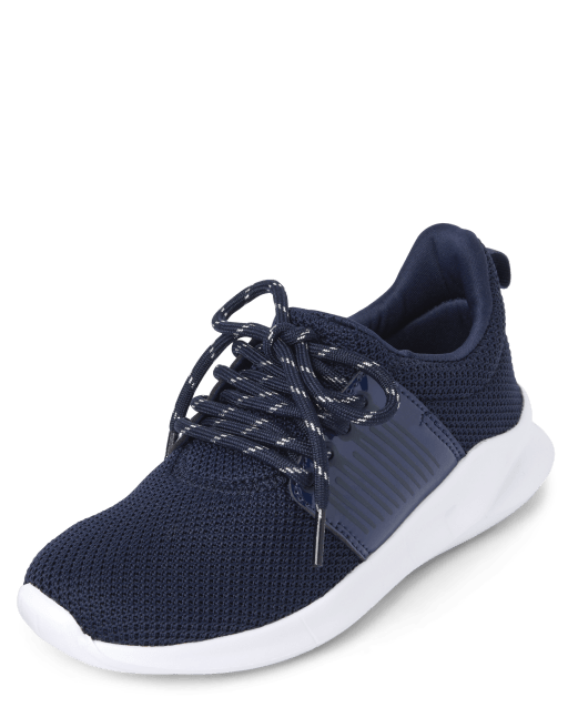 Girls Uniform Mesh Running Sneakers BLUE The Children s Place