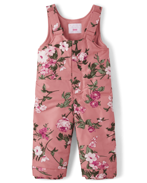 Toddler Girls Sleeveless Print Snow Overalls SWEET NOTHING The Children s Place