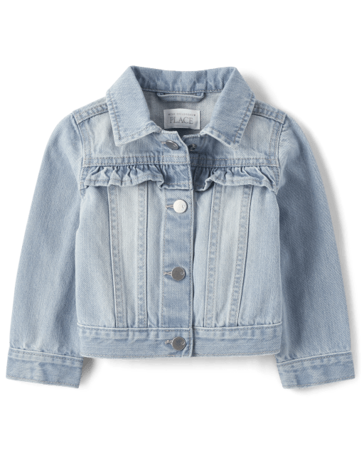 Girls Denim Jacket With Patches | House of Sofella-anthinhphatland.vn