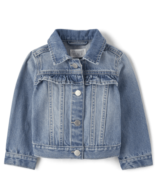 Blue jean jacket cheap for baby girl