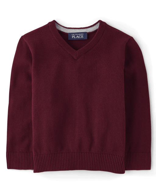 Boys burgundy sweater outlet