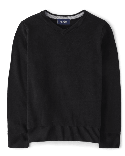 Boys Mix And Match Long Sleeve V Neck Sweater The Children s