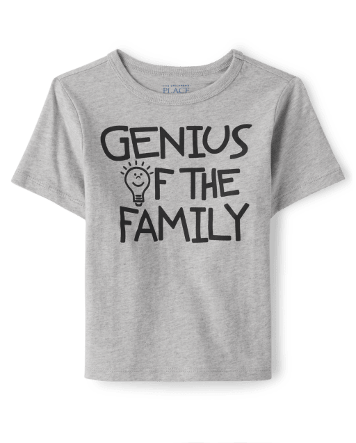 Baby And Toddler Boys Short Sleeve Genius Graphic Tee The Children's