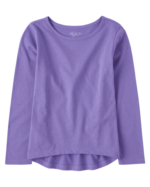 Girls sale purple shirt