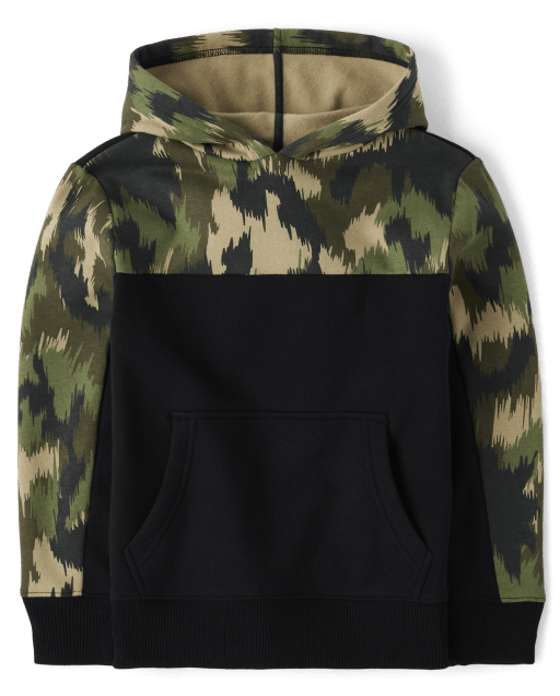 Boys camouflage sweatshirt top