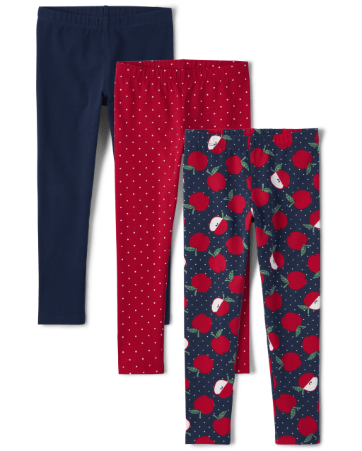 Girls Mix And Match Knit Leggings  The Children's Place - CLASSICRED