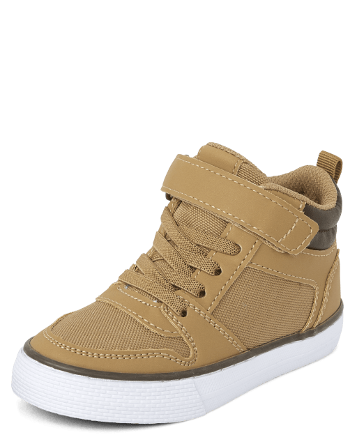 Toddler Boys High Top Sneakers TAN The Children s Place CA