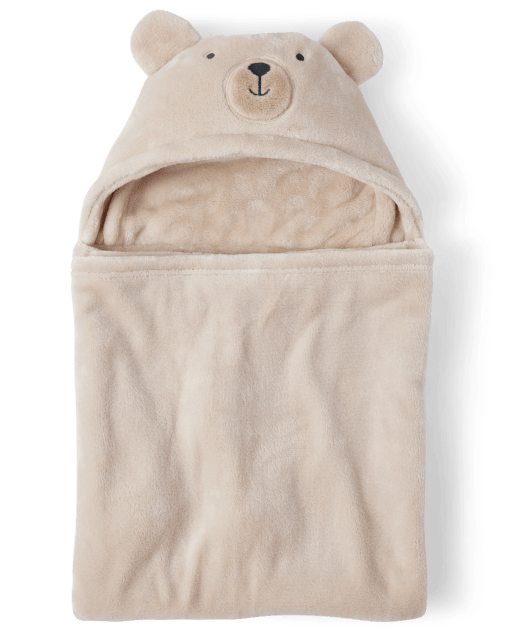 Unisex Baby Bear Cozy Hooded Blanket The Children s Place