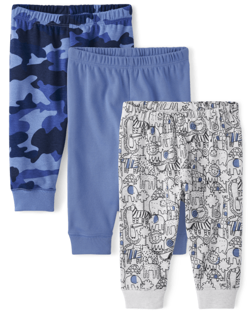 Boys blue camo pants discount