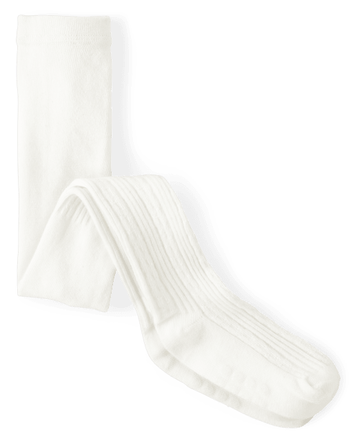 Toddler Girls Uniform Cable Knit Tights The Children's Place CA SIMPLYWHT