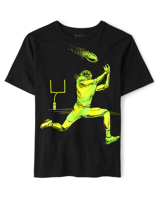 Boys Short Sleeve Football Player Graphic Tee The Children's Place