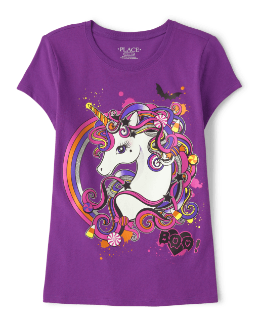 Unicorn For Change, Premium Youth Girls Tee - Purple Berry – Kid