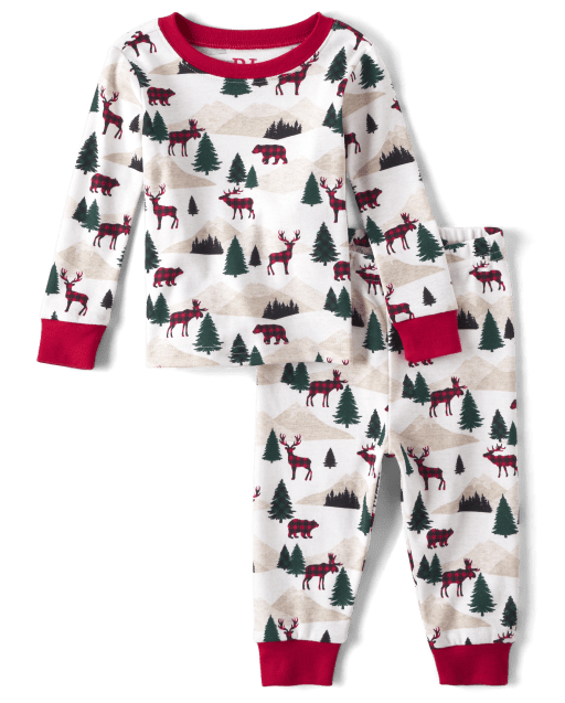 Matching Family PJs Toddler Kids Tropical Santa Christmas Pajama Set 2T-3T  #7039