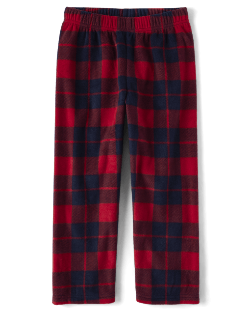 Mens Plaid Thermal Pajama Pants  The Children's Place - BLUE REFLECTION