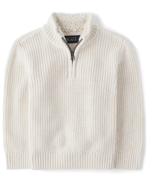 Boys quarter new arrivals zip sweater