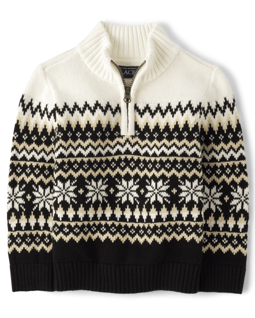 Boys fair isle sweater sale