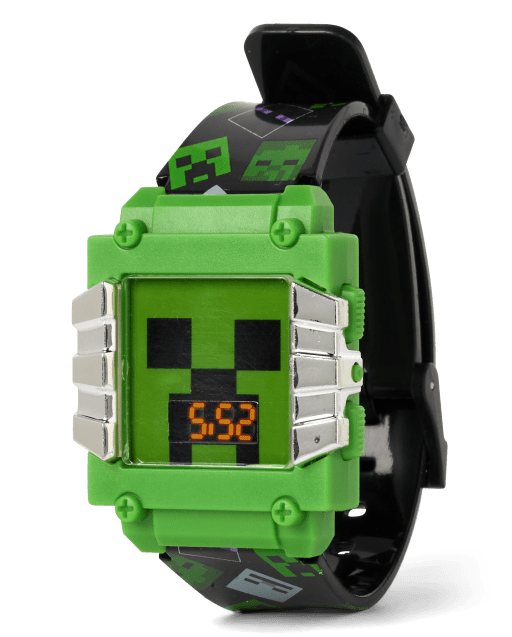 Minecraft iTime Unisex Touchscreen Smart Watch with Silicone Strap and  Green Case 42MM - Walmart.com