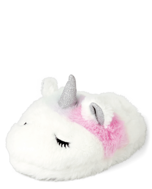 Pink unicorn hotsell slippers