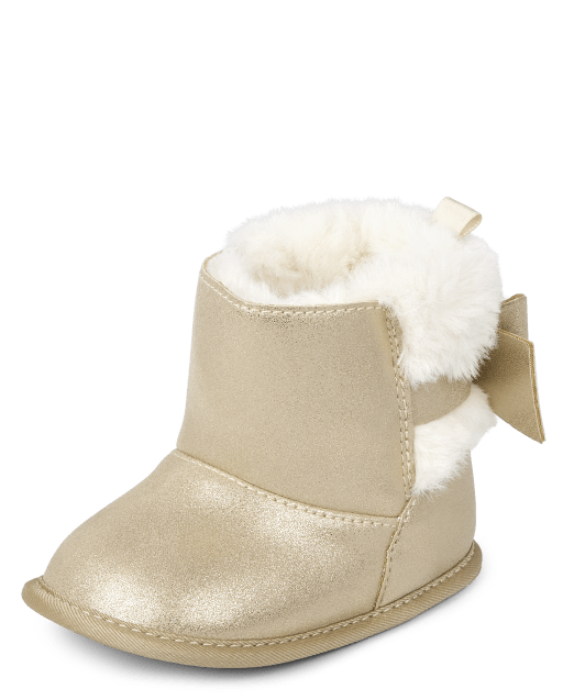 Baby gold boots store
