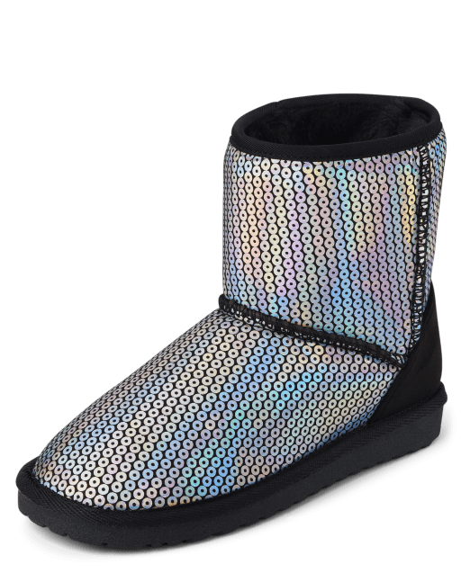 Holographic boots for girls outlet