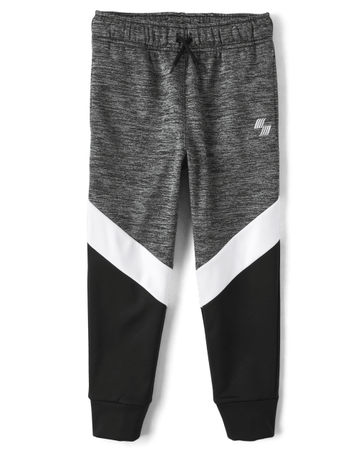 Boys Active PLACE Sport Colorblock Fleece Knit Performance Jogger