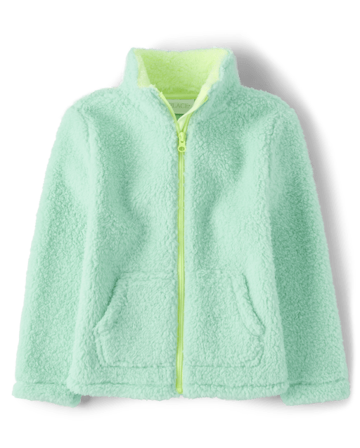 Sherpa coats for girls hot sale