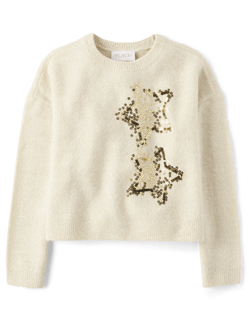 Girls gold jumper sale