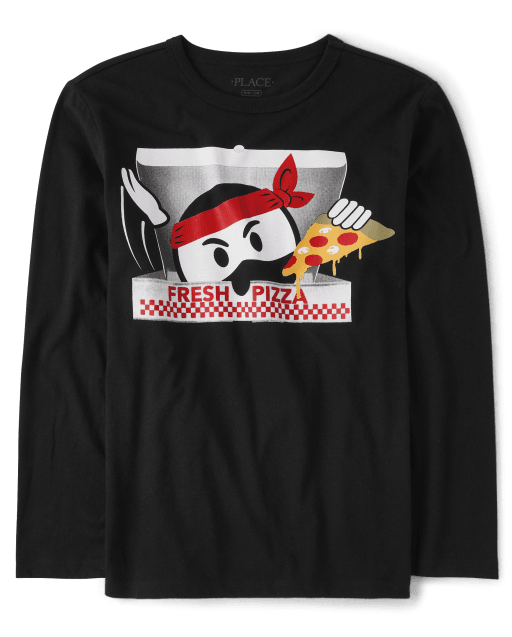 新品未開封】PIZZA x ふじい TEE サイズL Boys Long Sleeve Ninja