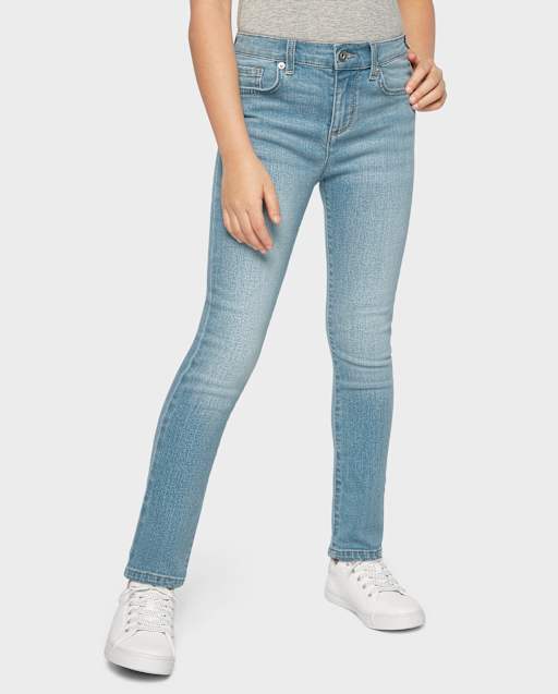 Jean Skinny Fille The Children's Place – Taille 6x/7 – Bleu, Coton – Occasion