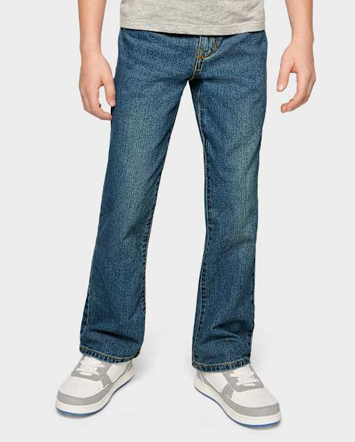 Boys Basic Bootcut Jeans - BLUE | The Children's Place